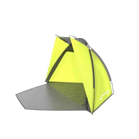 Beach Tent, Sun Shelter For Shade With UV Protection, Water/Wind Resistant, Easy Set Up, Yellow